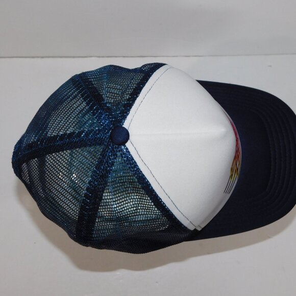Silver Wave SLVR WV Unisex PARTY TIME BLue White snapback Trucker Hat Cap - Picture 8 of 10